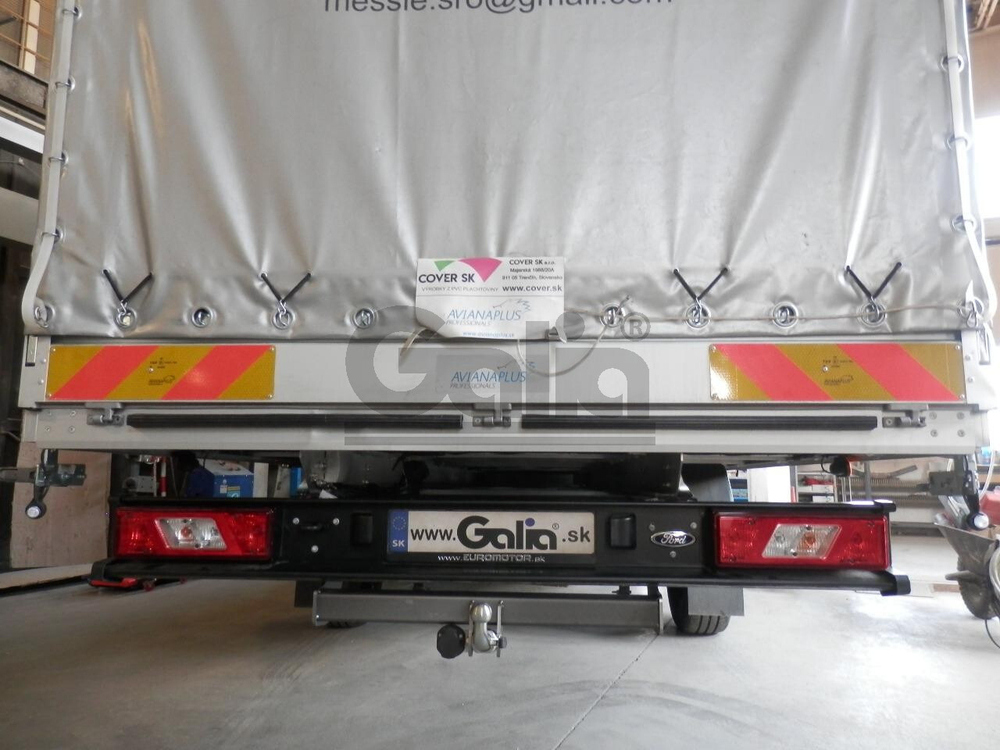 Оцинкованный фаркоп на Ford Transit шасси 2014- (без электрики), Galia F138C