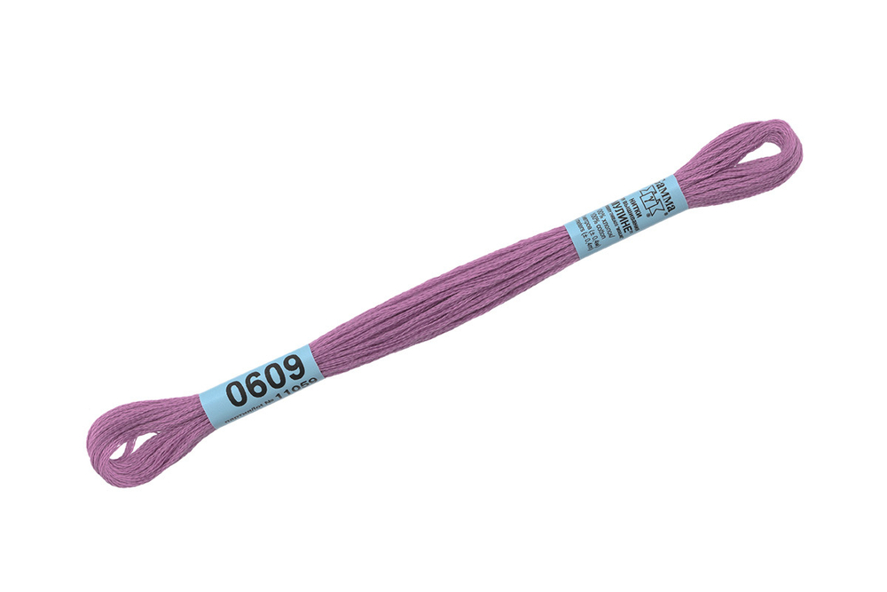 Мулине "Gamma" ,100% хлопок, 8 м, №0609
