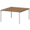 Бенч двойной на металлокаркасе СМС2-П-10К.149.Пр25  1000x1496x750 Смарт