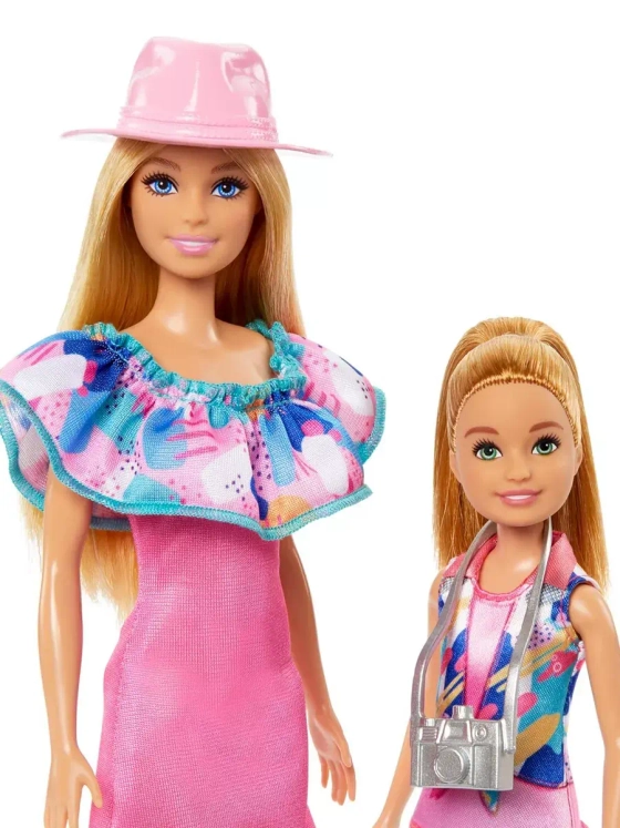 Набор кукла Барби и Стейси со щенками Спасение HRM09