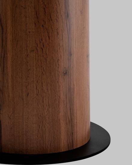 Стол круглый Пулон 120 см столешница HPL дуб вотан