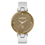 Смарт-часы Garmin Lily светло-золотистый безель, белый корпус и итальянский кожаный ремешок 010-02384-B3