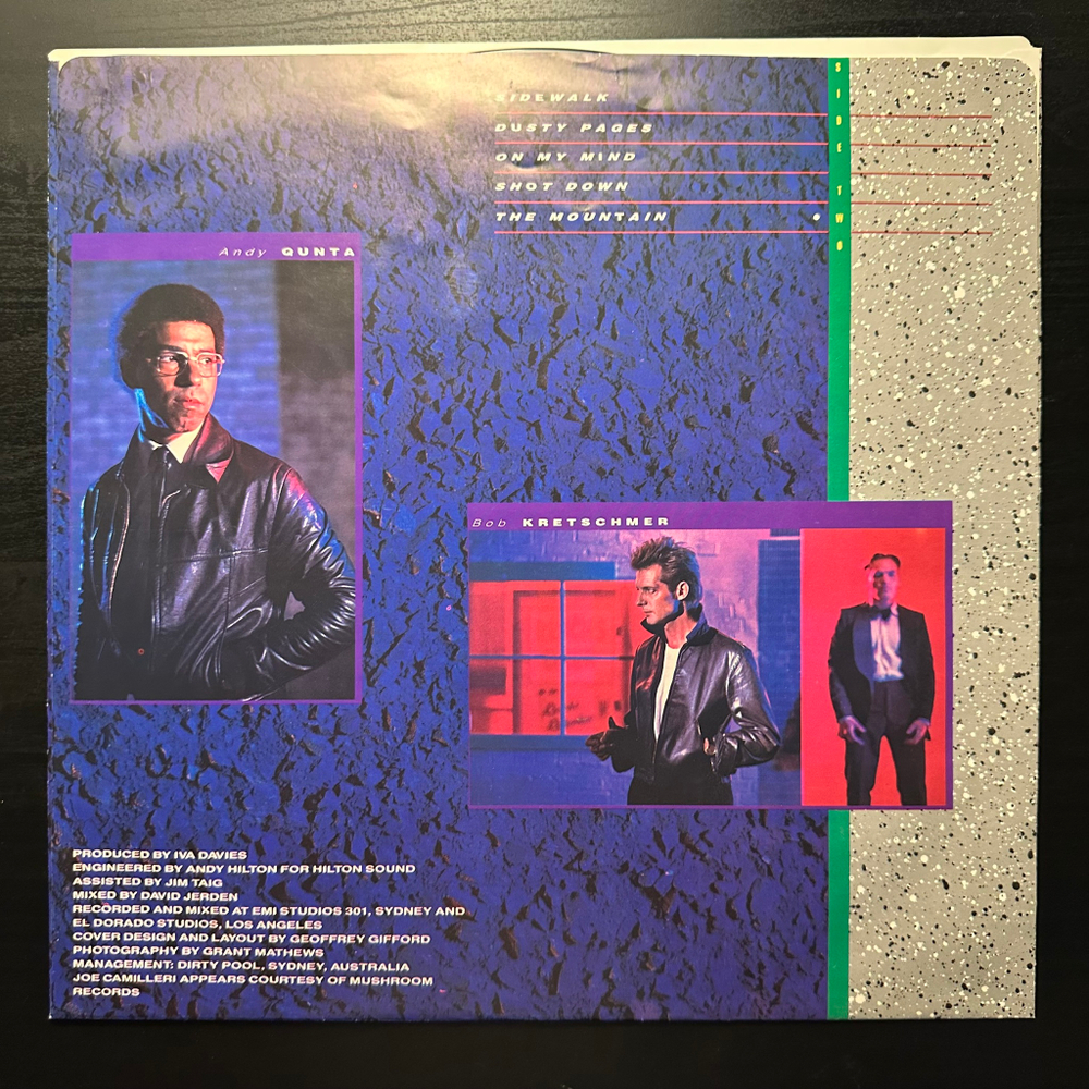 Icehouse - Sidewalk (Европа 1984г.)