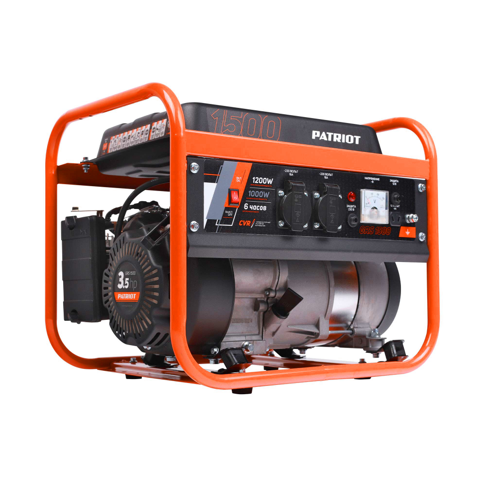 Бензиновый генератор (1.2 кВт) PATRIOT GRS 1500