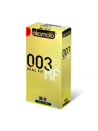 Презервативы Okamoto "0.03 Real Fit" 10шт.