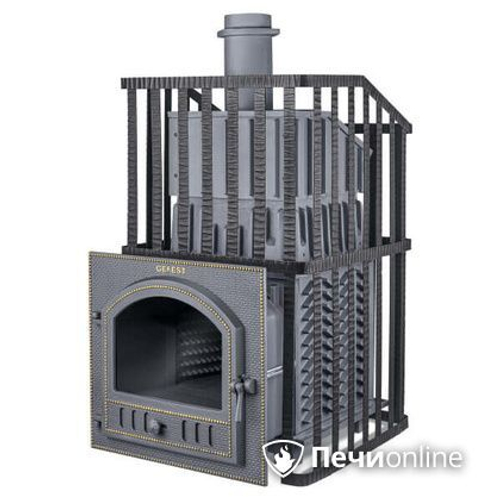 Дровяная банная печь Гефест Гром Ураган 50 (П2)
