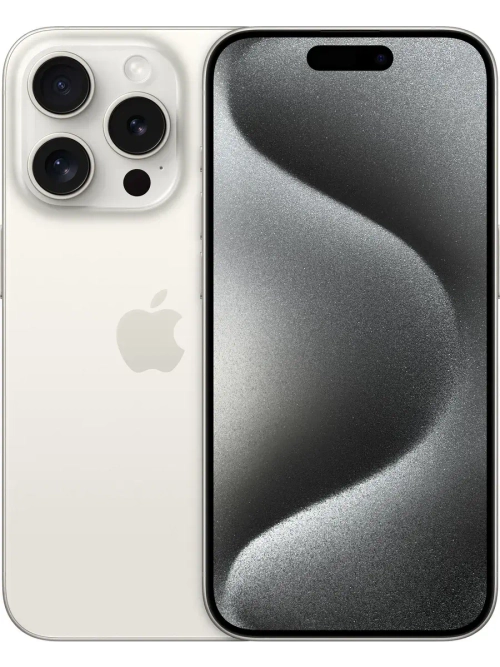 Смартфон Apple iPhone 15Pro 128ГБ; nanoSIM+eSIM; белый