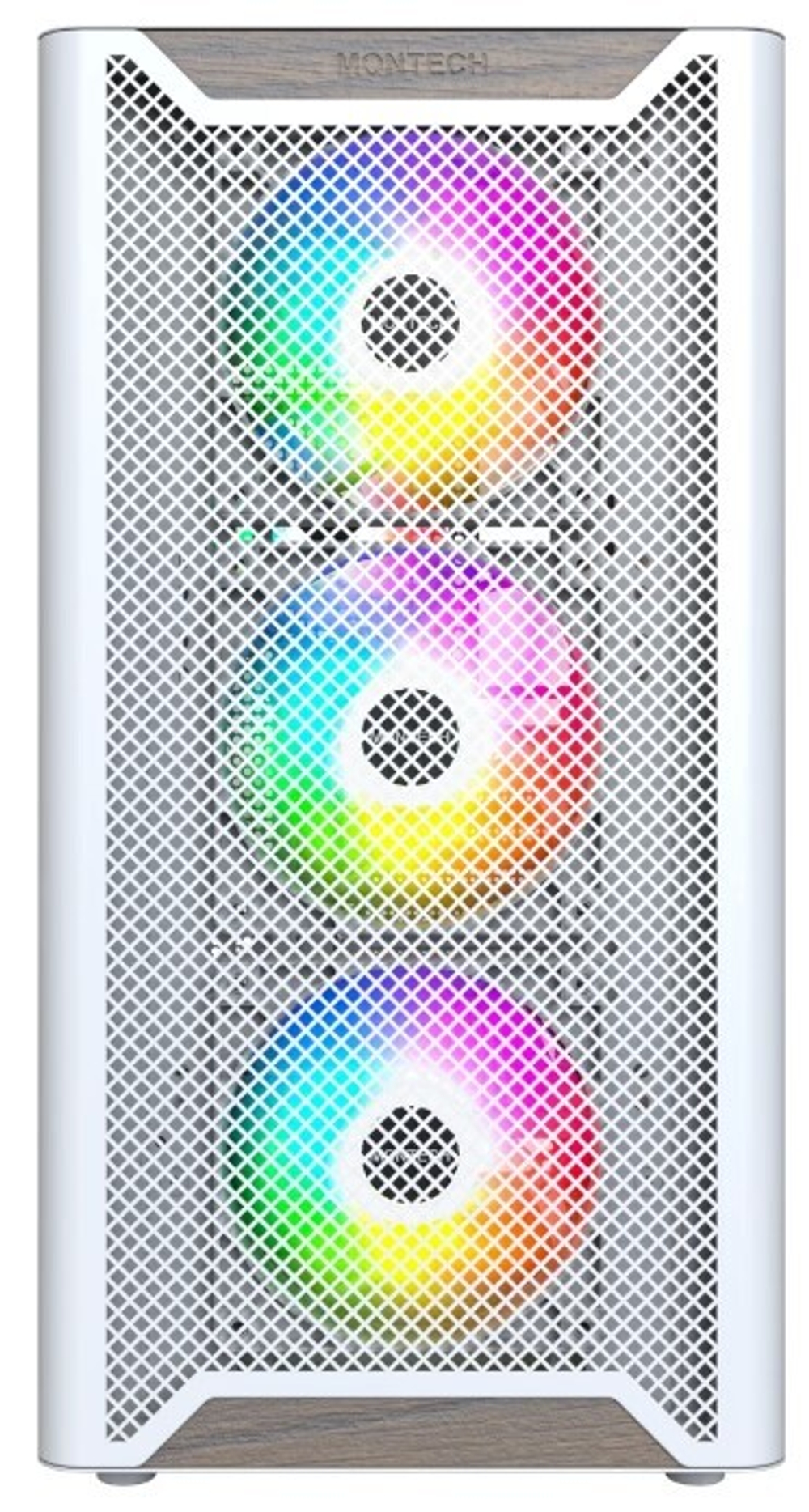 Корпус ATX Montech XR WOOD WHITE