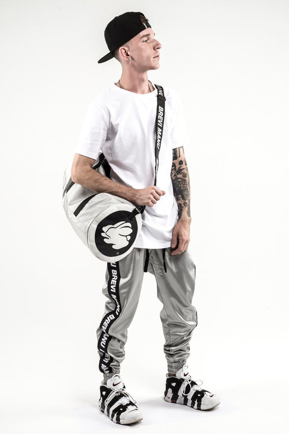 Сумка спортивная Серая