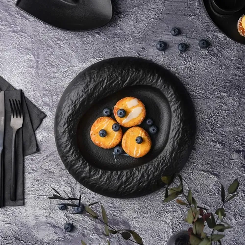 Блюдо круглое d 26,5 см h3,3 см Black Raw Stellar P.L. Proff Cuisine [1]