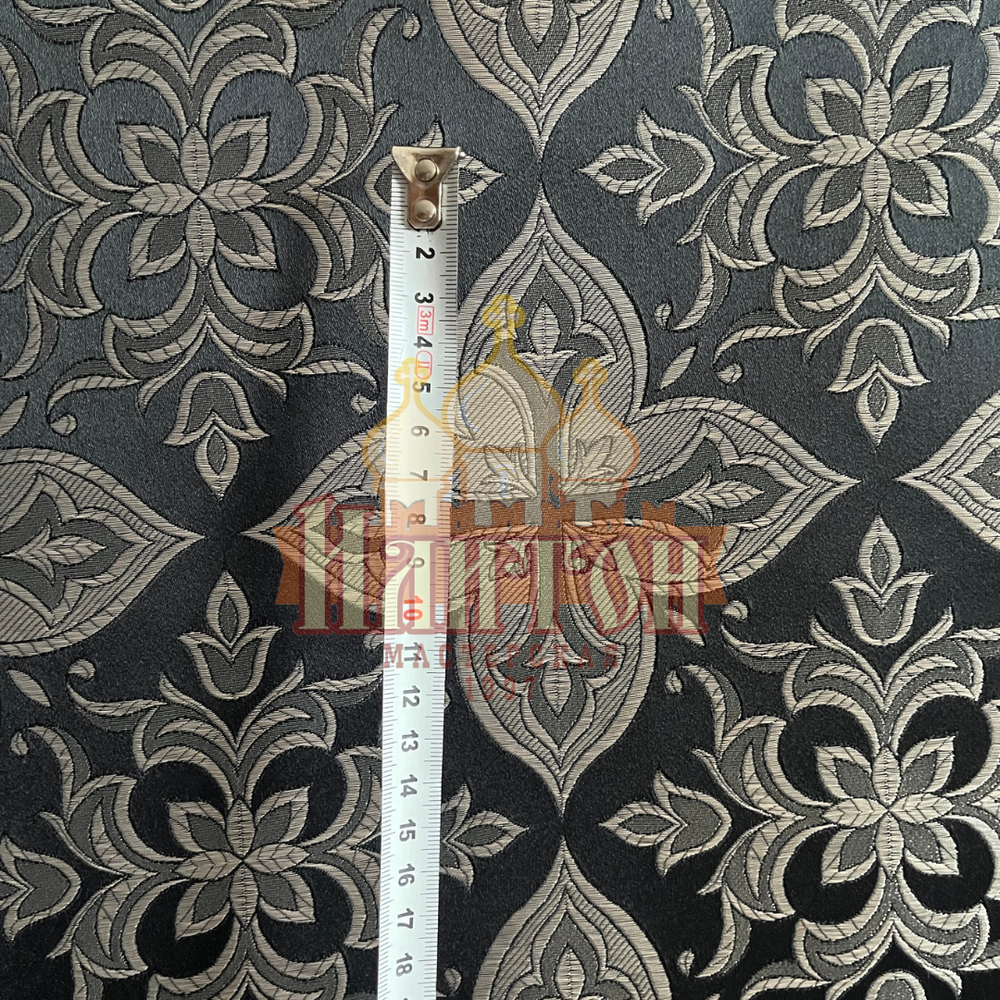 Парча "Вера" чёрная