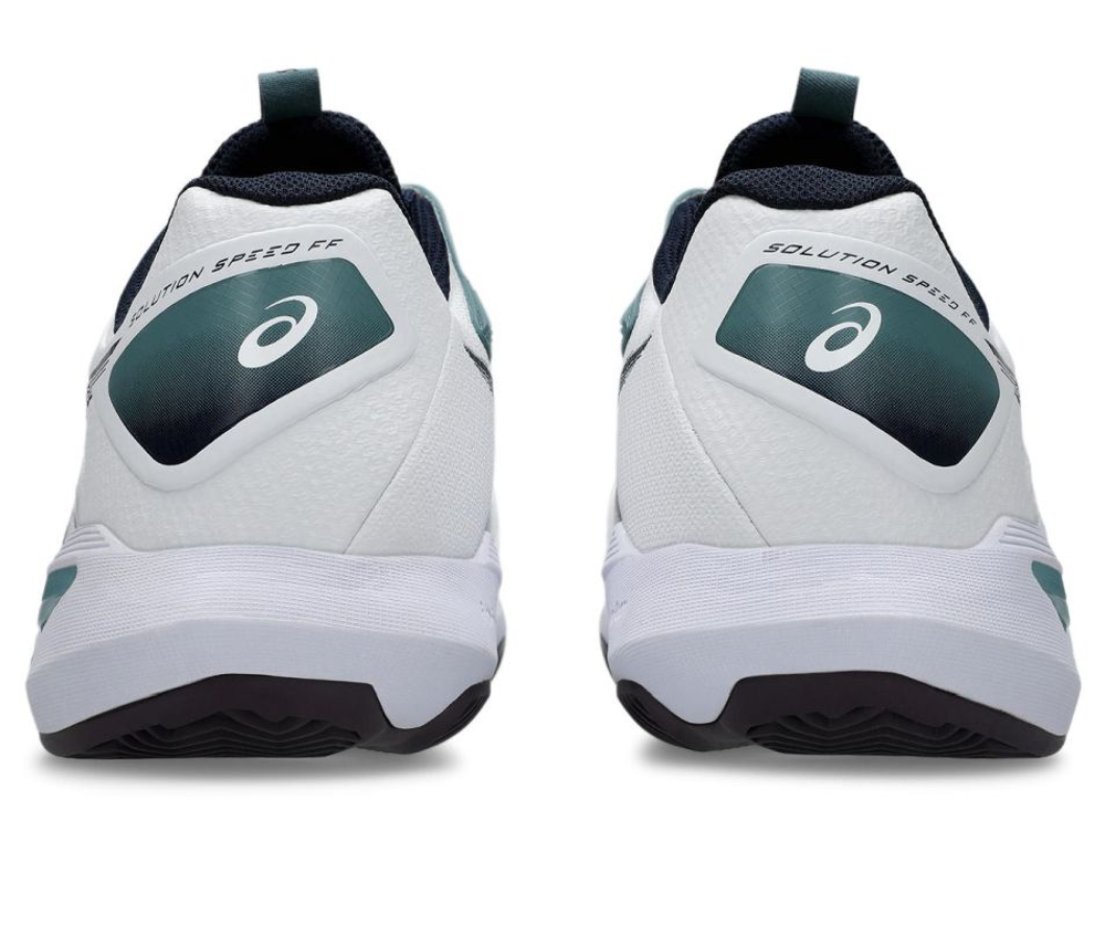 Мужские кроссовки теннисные Asics Solution Speed FF 4 Clay - white/midnight