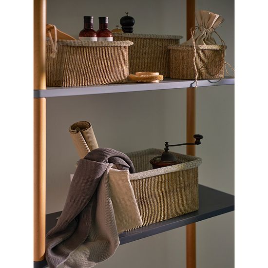 Набор из 4-х корзин для хранения sustainable collection, бежевый