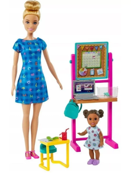 Набор 2 куклы Барби Профессии кем быть Учитель HCN19