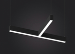 Светильник LED Т-образный LP85-BEND-T-920 37Вт 3000К черный 920х485х80мм DIOLUM