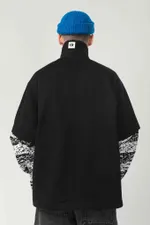 Рубашка Codered Glitch Stripes Arm черный