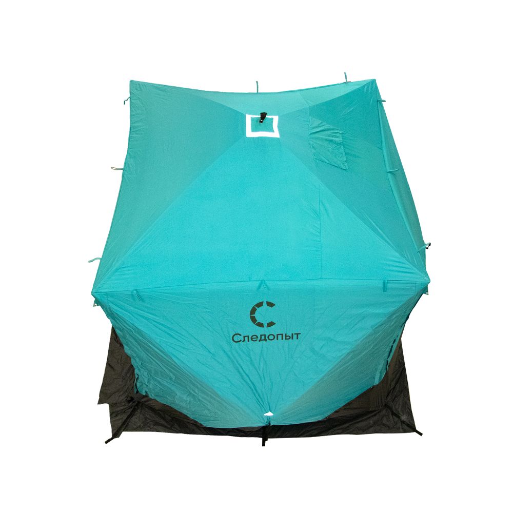 Шатер СЛЕДОПЫТ быстросборный, 2,1х2,1 м, h-2,05 м, S по полу 4,4 кв.м, цв. WATERFALL