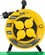 Удлинитель на катушке IEK Industrial Plus УК30 (WKP15-16-04-30-44)