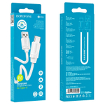 Кабель USB - TypeC BOROFONE BX55 Silicone (белый) 1м