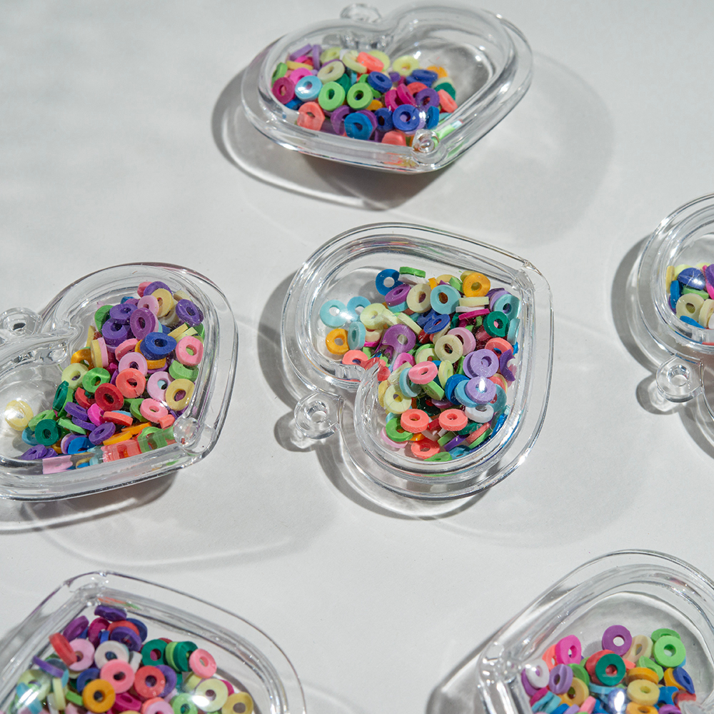 Подвеска "Сердце" крупная, 57*51мм, акрил