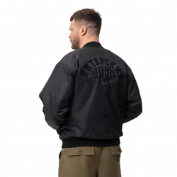 Куртка-Бомбер Питерский Щит Фрактура Чёрный / Черный