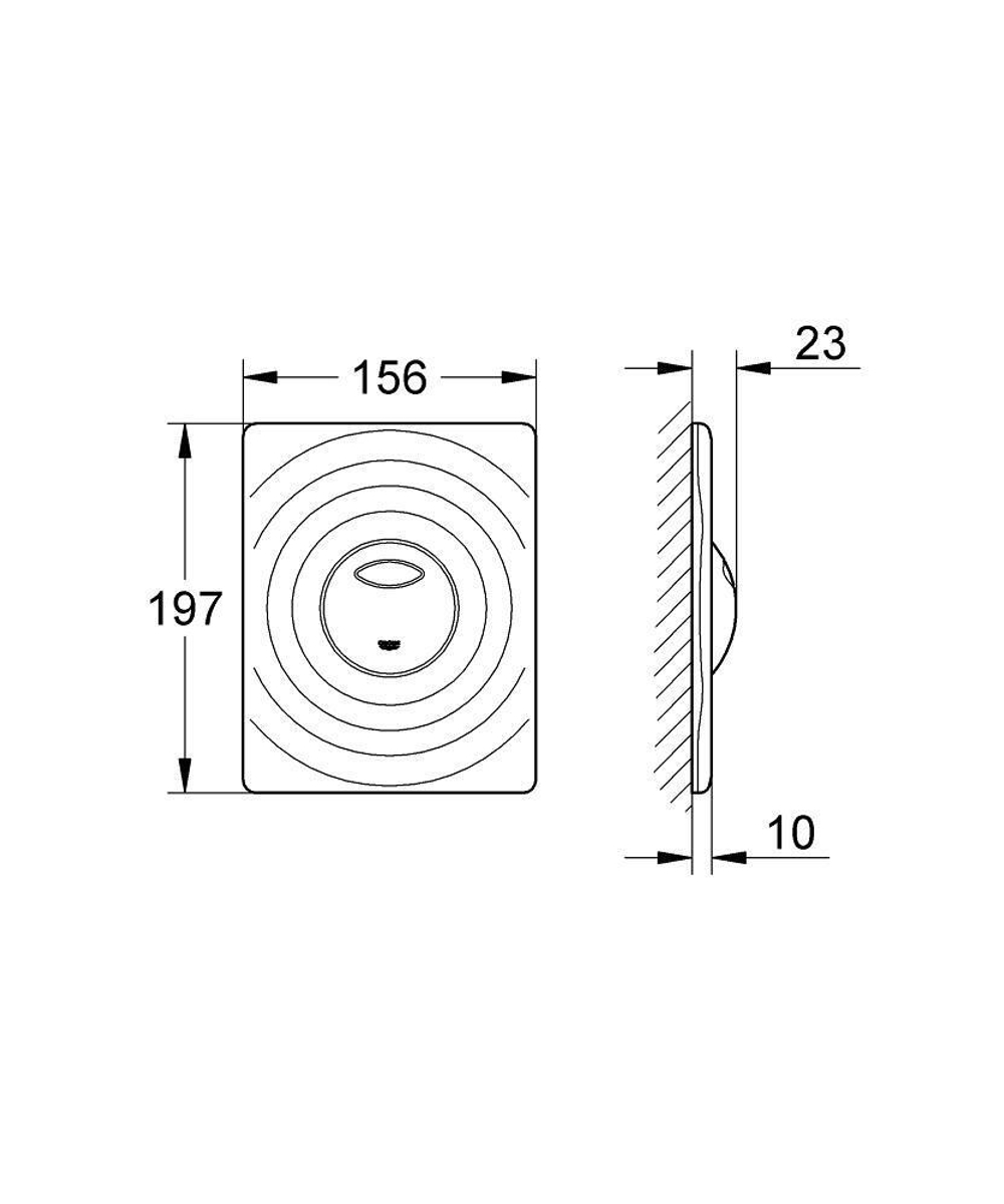 Surf Накладная панель 38861000