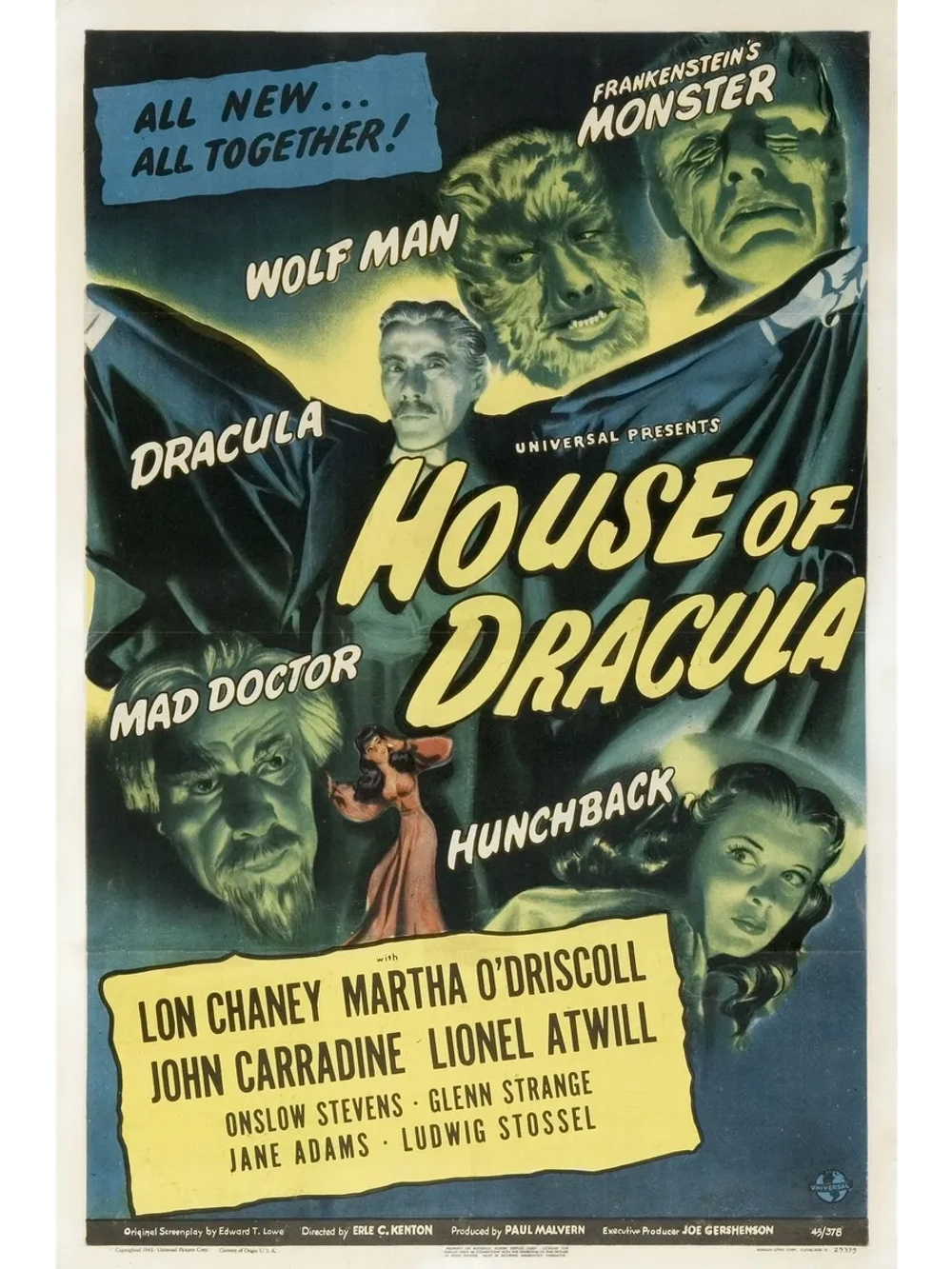 Дом Дракулы (1945) (DVD-R)