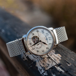 ZEPPELIN Piaget Collection Automatic Mechanical Movement Men"s Watches Watch 40 White Dial