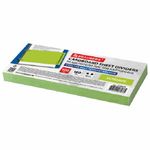 Разделители листов, картонные, 240*105мм, 180гр/м, 100шт/упак., зеленые, Brauberg