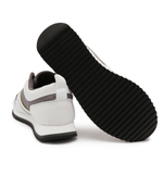 Кожаные кроссовки low top lace up mix Calvin Klein - белый(HM0HM00741)