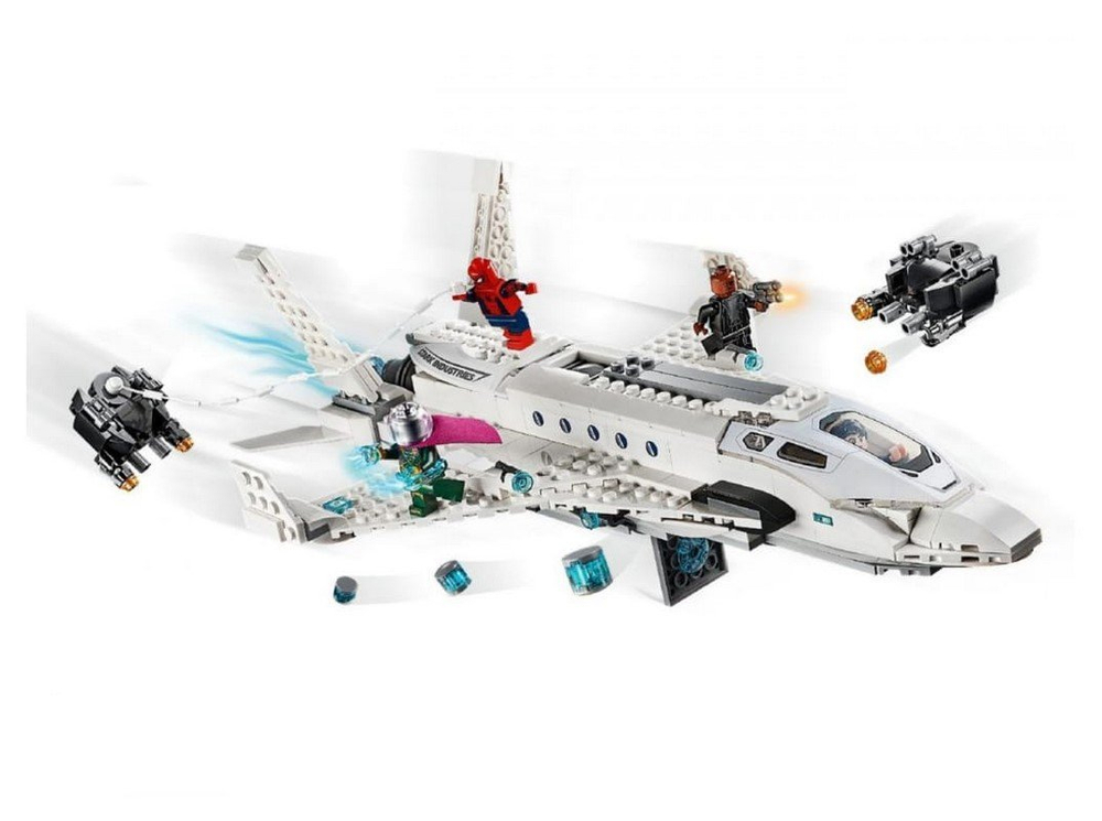 LEGO Super heroes: Реактивный самолет Старка и атака дрона 76130 — Stark Jet and Drone Attack  — Лего Супергерои Марвел