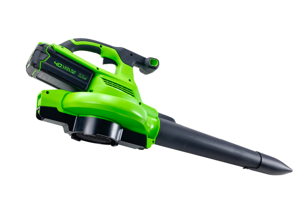 Воздуходув-Садовый Пылесос аккумуляторный Greenworks Арт. 2406907UB,  бесщеточный, c 1хАКБ 4Ач и ЗУ