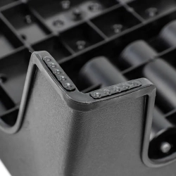 Подставка для ног с массажными роликами (12х25х34см) WMC TOOLS WMC-PLM4