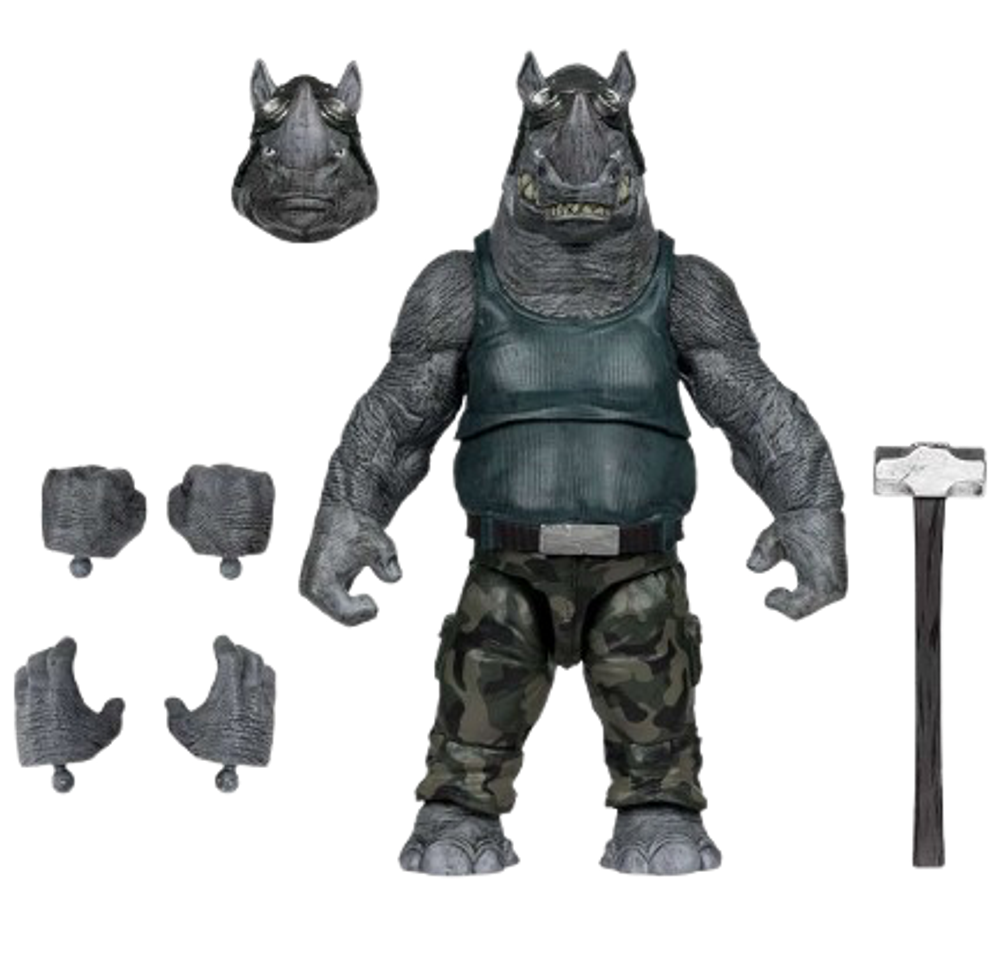 Фигурка McFarlane Toys TMNT with Comic WaVe2 Rocksteady