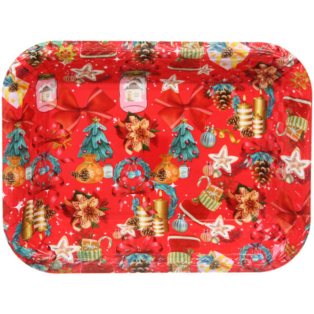 Поднос пластиковый «Сказочная роскошь» 31,5*24*4см