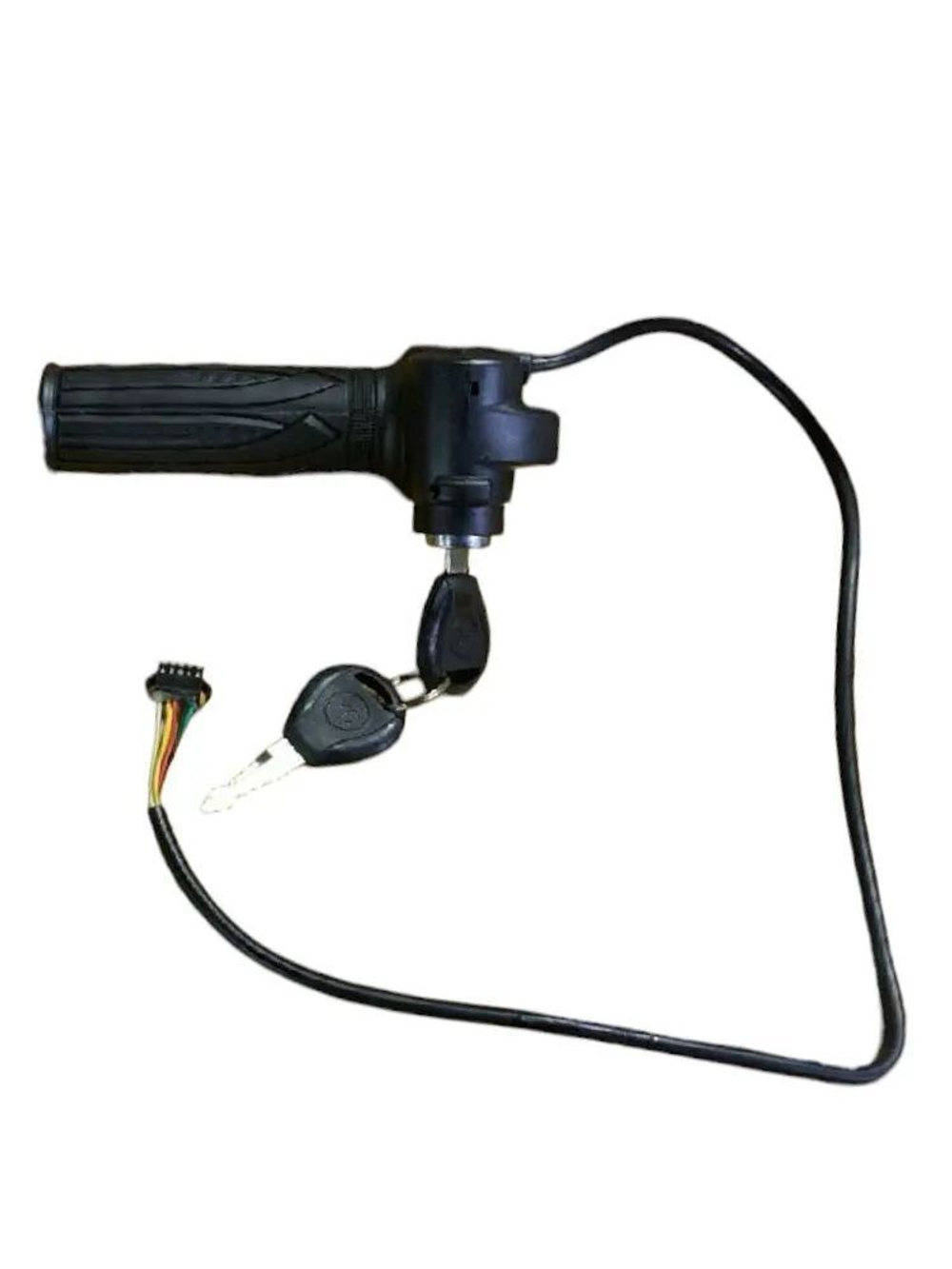 Ручка газа с замком зажигания для Kugoo V3 Pro Max разъем SM 5 pin