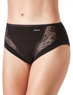 Высокие трусики с кружевом Esencial Lace (Размер: L) (Цвет: телесный)