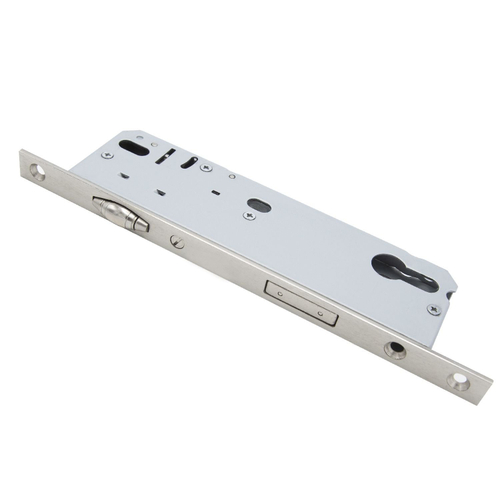 Замок под цилиндр узкопрофильный L156-40 SN матовый никель