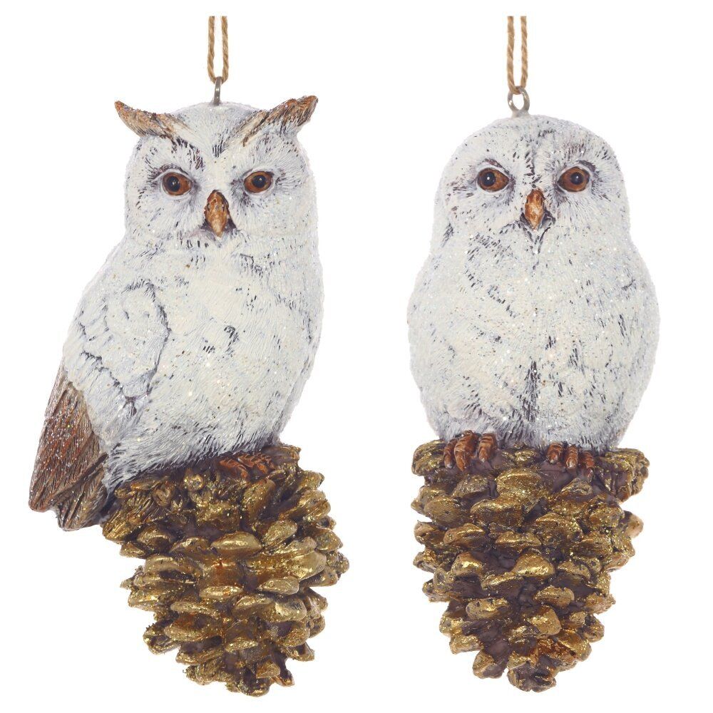 GAEM Украшение новогоднее "Сова", L7 W6 H14 см, 2в.