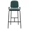 Барный стул Ror, 2 Frame, зеленый велюр