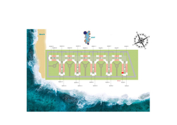 "Thalassa Beach Resort", Northern Cyprus, BAFRA 1-я линия средиземного моря в элитном регионе Бафры, песчаный берег. Международный гарантированный титул недвижимости с землей. Управление по типу гостиницы 5 звезд