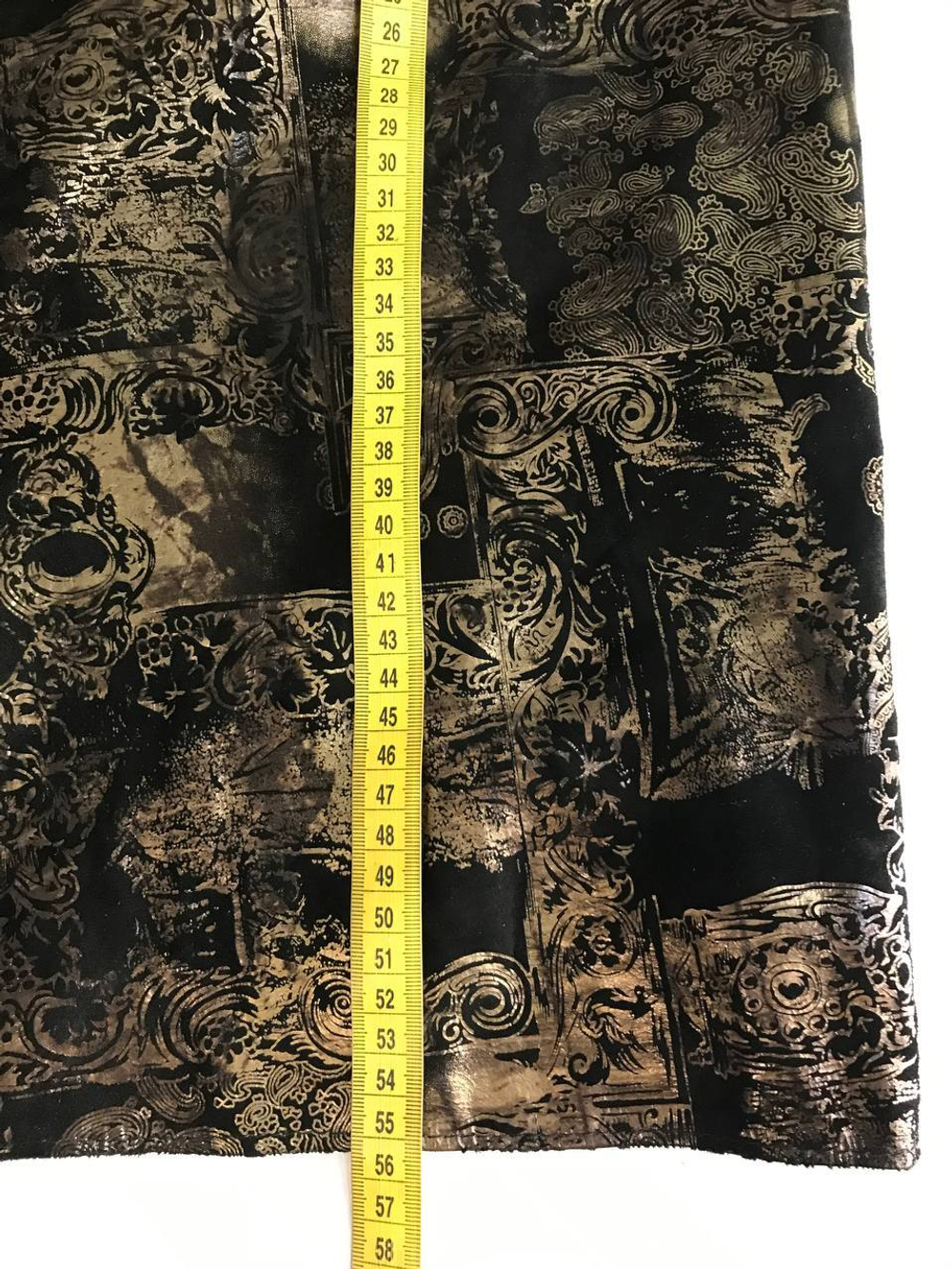 Юбка кожаная, визуально 46 размер