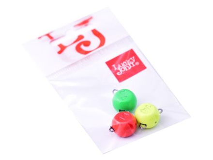 Груз-головки разборные Lucky John BALL RGY MIX1 14г, 3шт