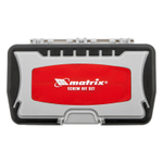 Набор бит, магнитный адаптер, CrV, пластиковый кейс, 64 шт. Matrix