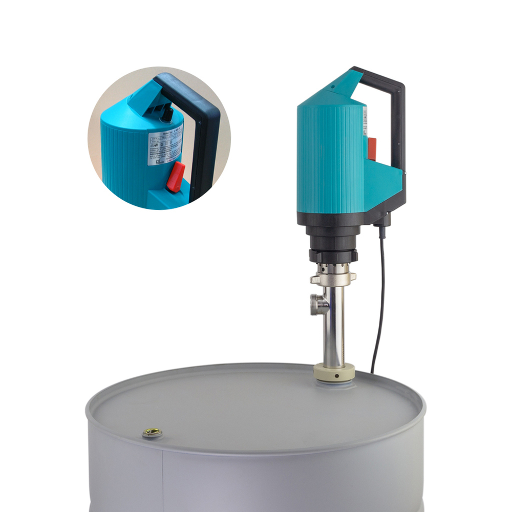 Бочковой насос Gruen с регулировкой производительности и насосной трубой из нержавеющей стали