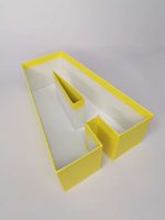 Коробка подарочный, без крышки (лимонный желтый)