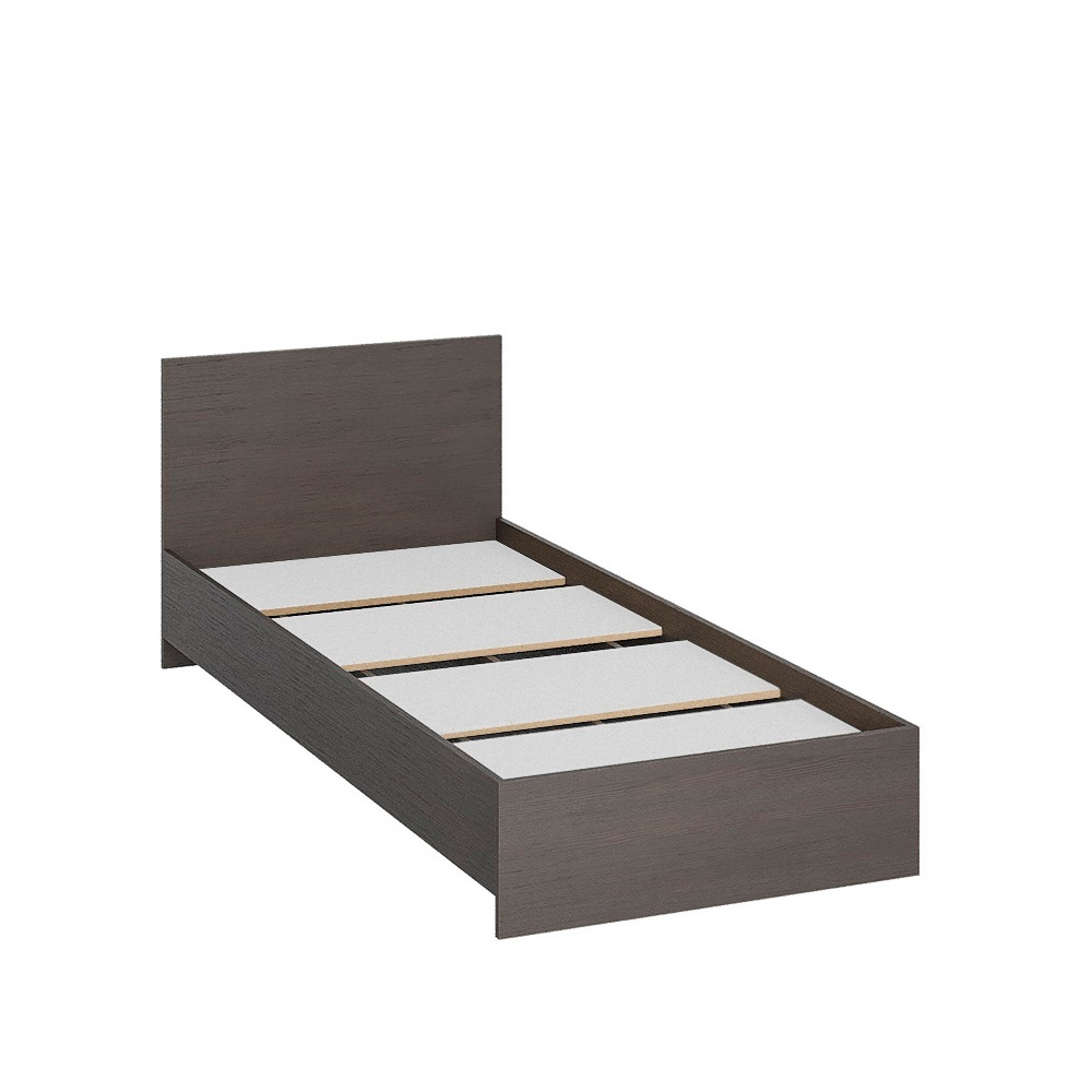 Кровать 80х200 с основанием ЛДСП Ронда КР-080, венге