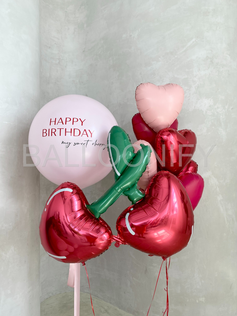 Набор шаров "Вишенки" Дизайн № 1