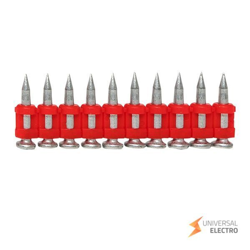 Кованые гвозди по бетону, металлу (тип CN) Bullet Type диаметр 3 мм длина 19 мм, цинкование (1000 шт,)