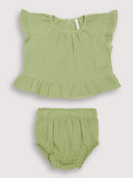 Комплект из платья с блумерами Loomknits Зеленый